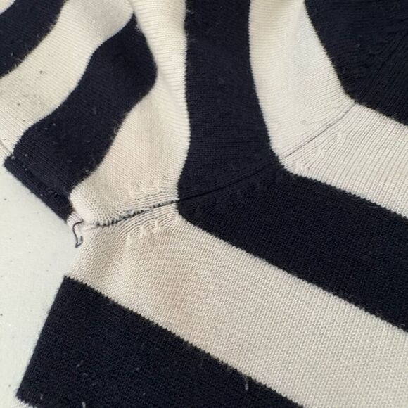 Premise Studio Women’s Striped Button Up Sweater Size Small Rayon Blend - Picture 6 of 10